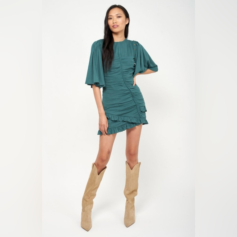 NWT Gorgeous Joie Foster Dress- Mallard Green- Size 2